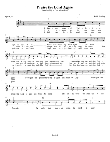 Praise the Lord Again