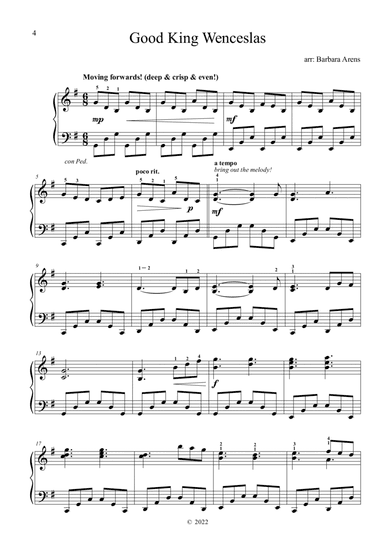 Good King Wenceslas - Grade 3 Piano