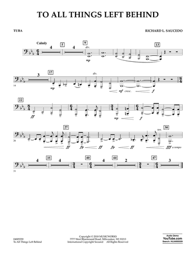 To All Things Left Behind - Tuba