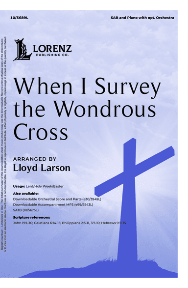 When I Survey the Wondrous Cross