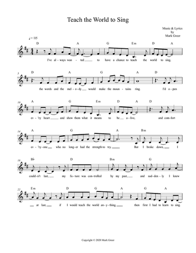 Teach the World to Sing