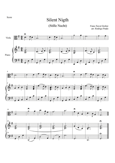 Silent Night - Stille nacht
