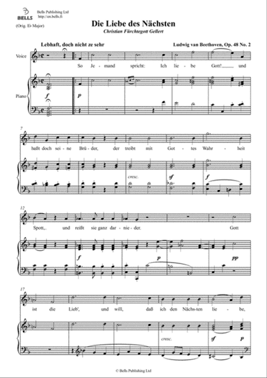 Die Liebe des Nachsten, Op. 48 No. 2 (F Major)