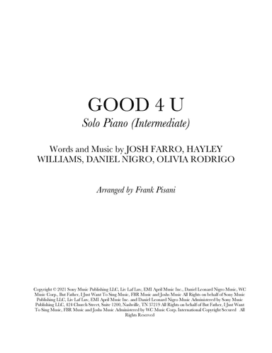 Good 4 U