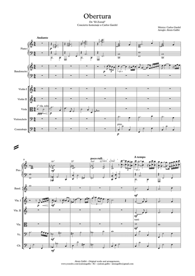 "El Zorzal" Concierto homenaje a Carlos Gardel - OBERTURA