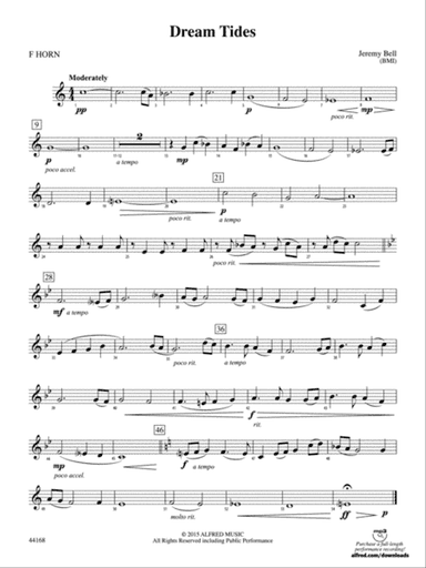 Dream Tides: 1st F Horn