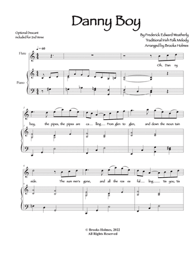 Danny Boy for Flute & Piano