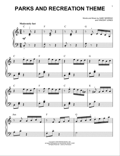 Parks And Recreation Theme