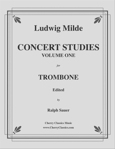 Concert Studies Volume 1 for Trombone