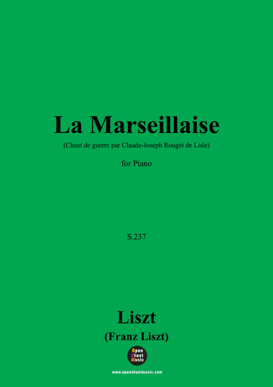Liszt-La Marseillaise,for Piano