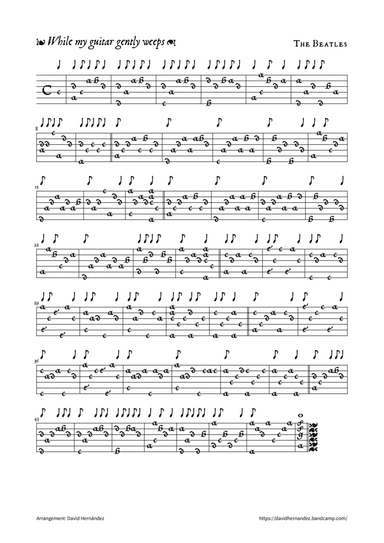 While My Guitar Gently Weeps