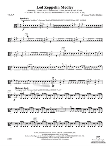 Led Zeppelin Medley: Viola