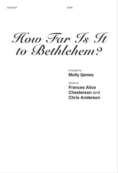 How Far Is It to Bethlehem?