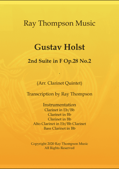 Holst: 2nd Suite in F Op. 28 No.2 - clarinet quintet