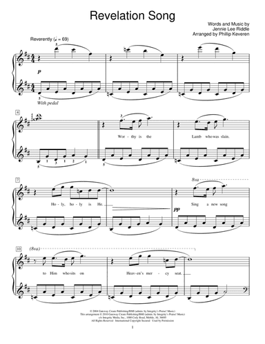 Revelation Song (arr. Phillip Keveren)