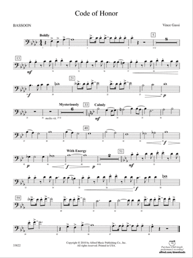 Code of Honor: Bassoon