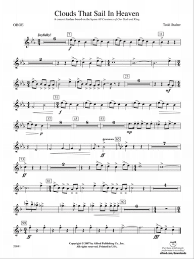 Clouds That Sail in Heaven: Oboe