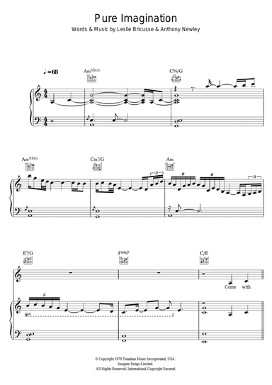 Pure Imagination (from Willy Wonka and The Chocolate Factory)