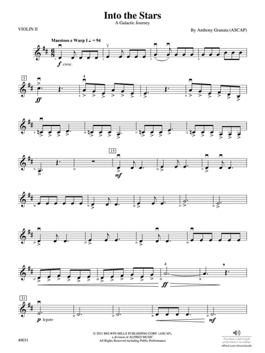 Into the Stars: 2nd Violin
