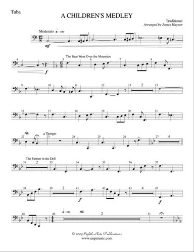 A Children's Medley: Tuba