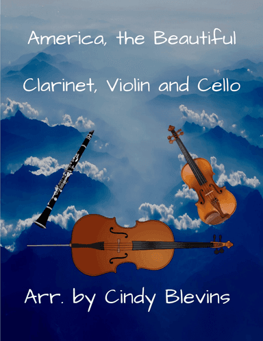 America, the Beautiful, Clarinet, Violin and Cello Trio