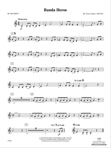 Banda Heroe: 1st B-flat Trumpet