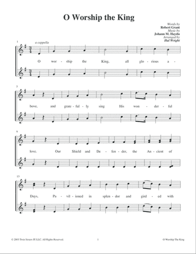 O Worship The King