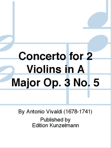 Concerto for 2 violins