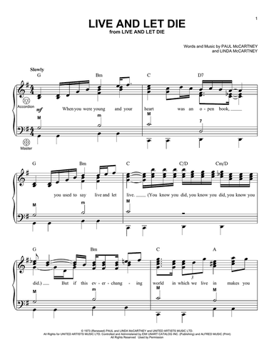 Live And Let Die