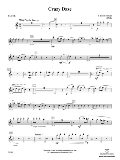 Crazy Daze: Flute