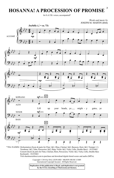 Hosanna! A Procession Of Promise