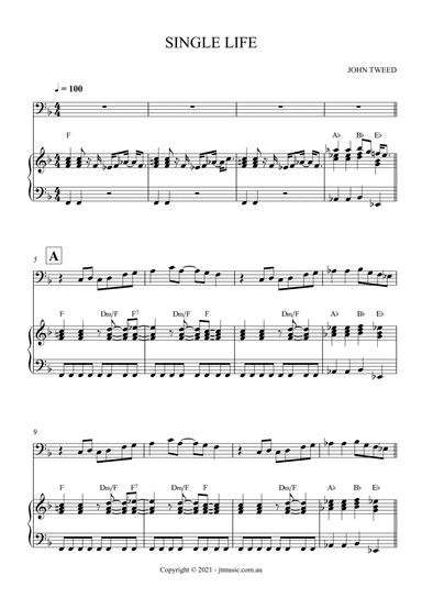 Single Life - Cello and Piano