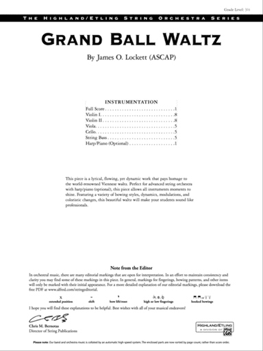 Grand Ball Waltz: Score