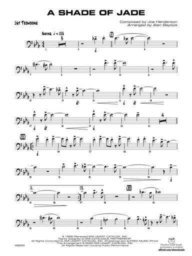 A Shade of Jade: 1st Trombone