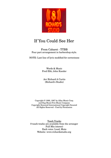 If You Could See Her