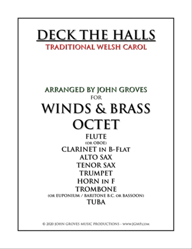 Deck The Halls - Winds & Brass Octet