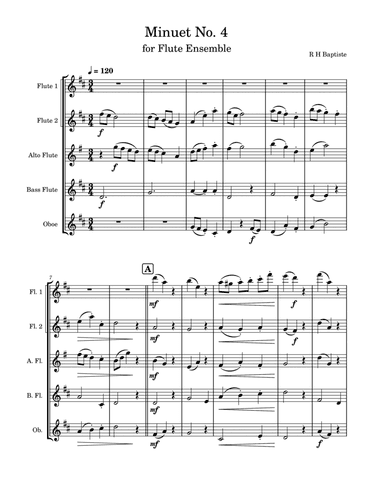 Minuet No 4