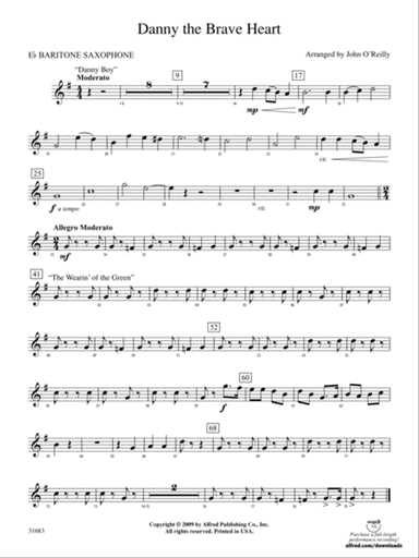 Danny the Brave Heart: E-flat Baritone Saxophone