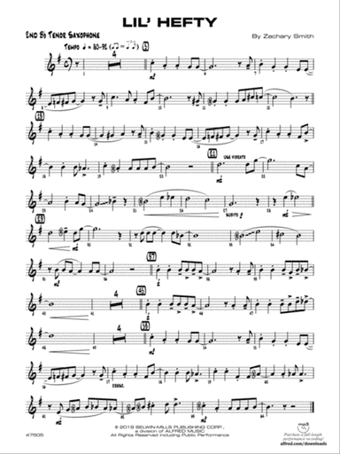 Lil' Hefty: 2nd B-flat Tenor Saxophone