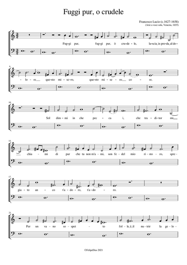 Fuggi pur o crudele