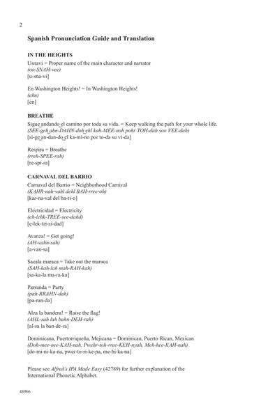 In the Heights (Choral Highlights)