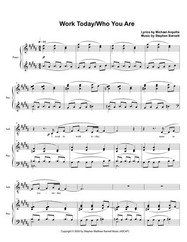 Work Today/Who You Are