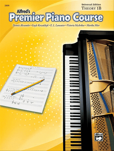 Premier Piano Course Theory, Book 1B