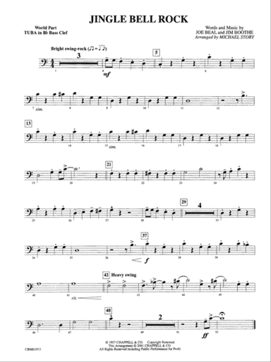 Jingle Bell Rock: WP B-flat Tuba B.C.