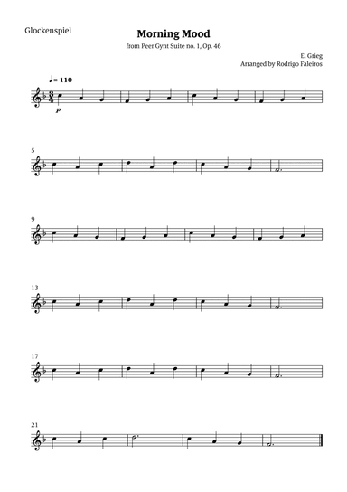 Morning Mood (solo glockenspiel - level 1)