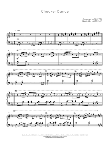 Checker Dance (DELTARUNE - Piano Sheet Music)