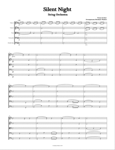 Silent Night String Orchestra