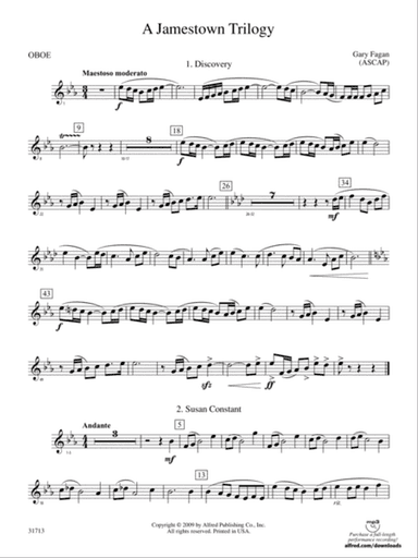 A Jamestown Trilogy: Oboe