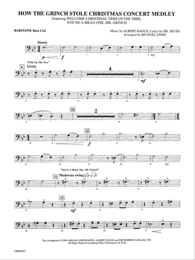 How the Grinch Stole Christmas: Baritone B.C.