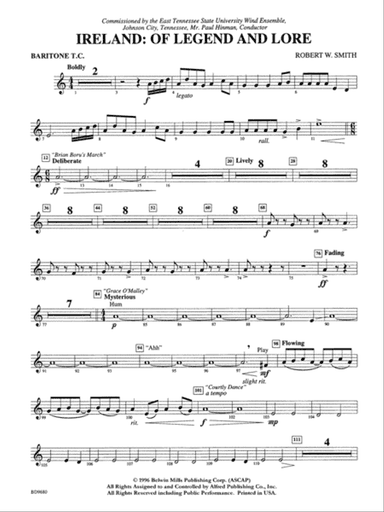 Ireland: Of Legend and Lore: Baritone T.C.